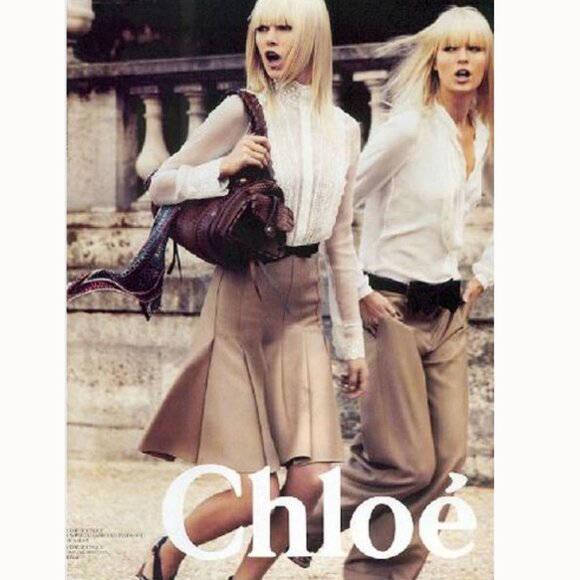 Grail Item! Chloé Runway Wool Pants | Fall 2004 Phoebe Philo Y2K Era w Sash Belt - Picture 2 of 11
